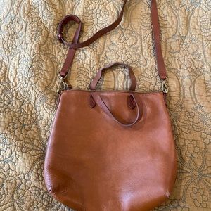 MADEWELL brown leather bag